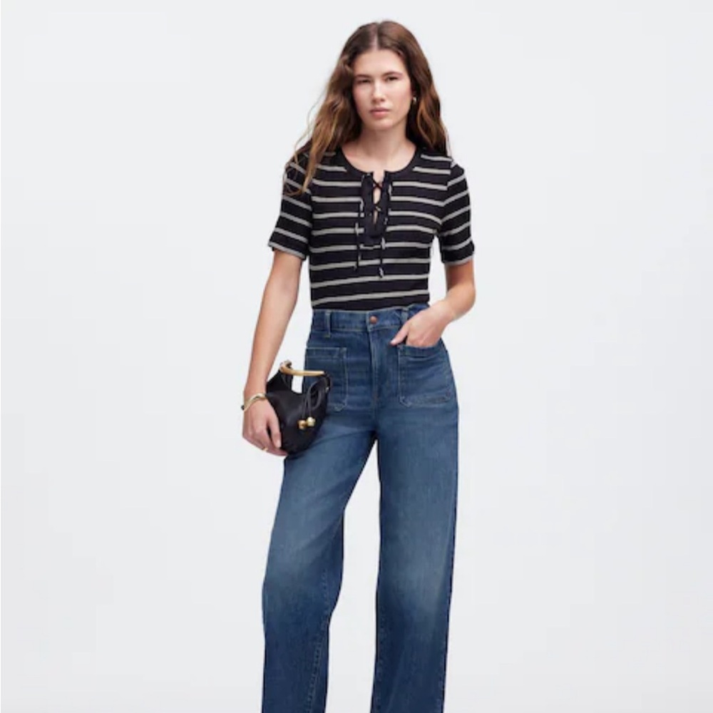 The Emmett Wide-Leg Jean: Let Down Hem Edition